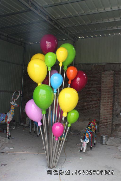 玻璃钢气球雕塑 (2)