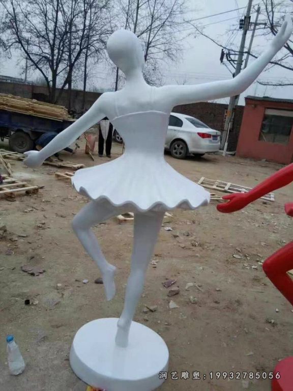 玻璃钢跳舞玻璃钢人物雕塑 (4)