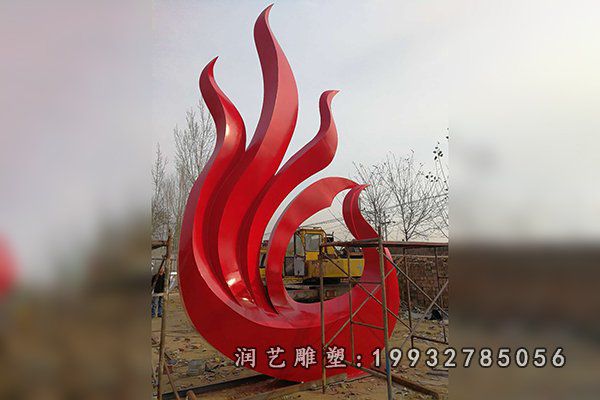 医院不锈钢凤凰动物雕塑