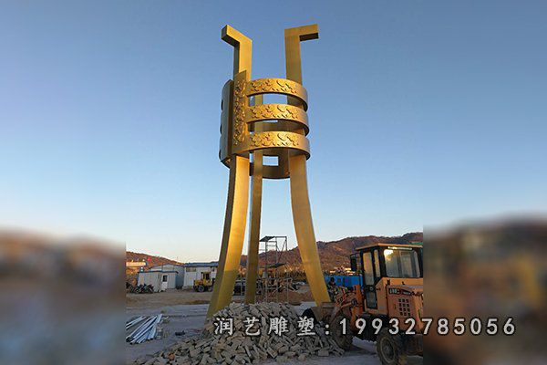 不锈钢景观雕塑 (2)