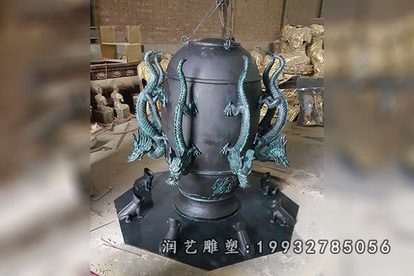小区浑天仪景观铜雕