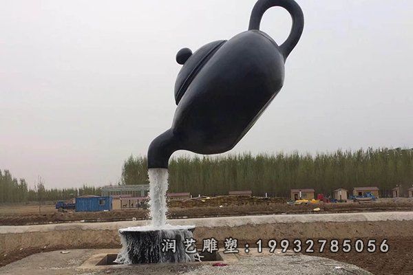 铜雕喷泉 (1)