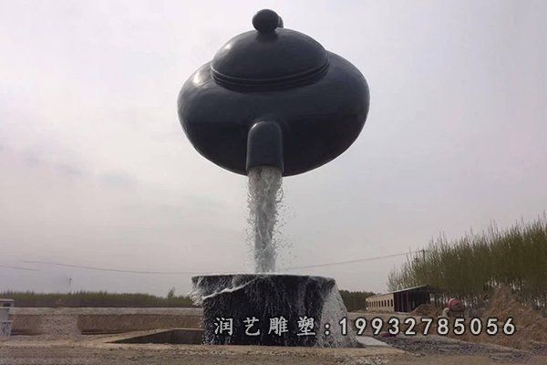铜雕喷泉 (2)