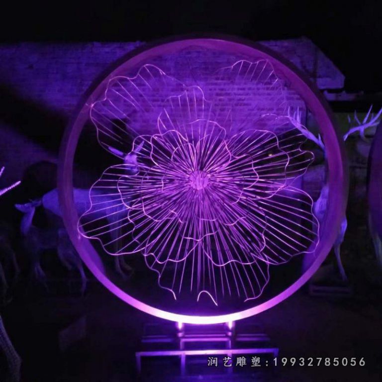 不锈钢圆环灯光 (2)