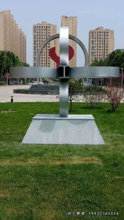 学校不锈钢景观雕塑