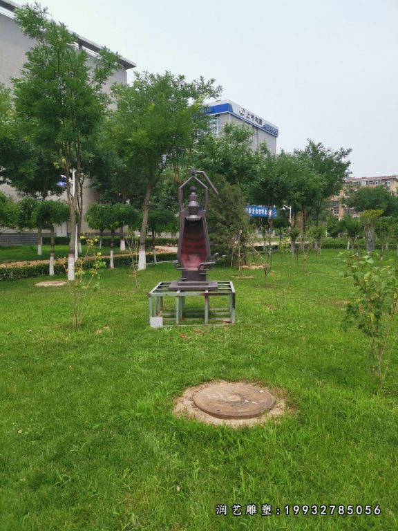 企业抽象景观铜雕