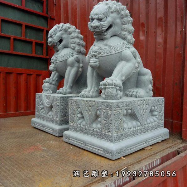 狮子石雕 (3)
