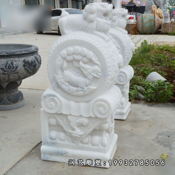 门墩庭院景观石雕