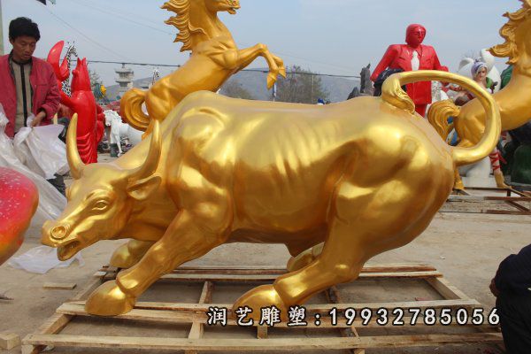 铜雕牛 (14)