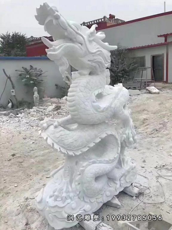 游乐场动物龙石雕