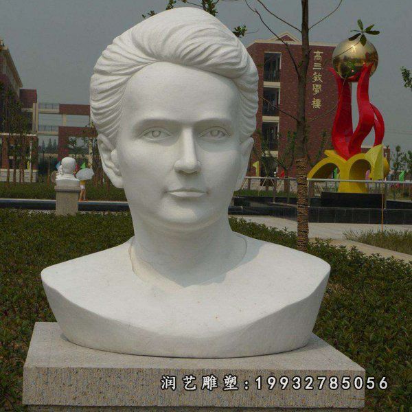 小区人物居里夫人石雕