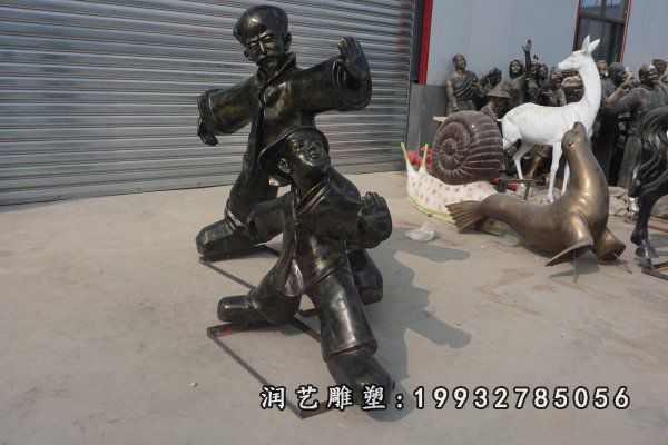 运动人物铜雕 (30)