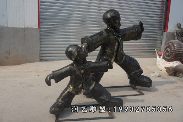 运动人物铜雕 (32)
