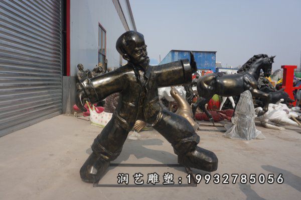 运动人物铜雕 (33)
