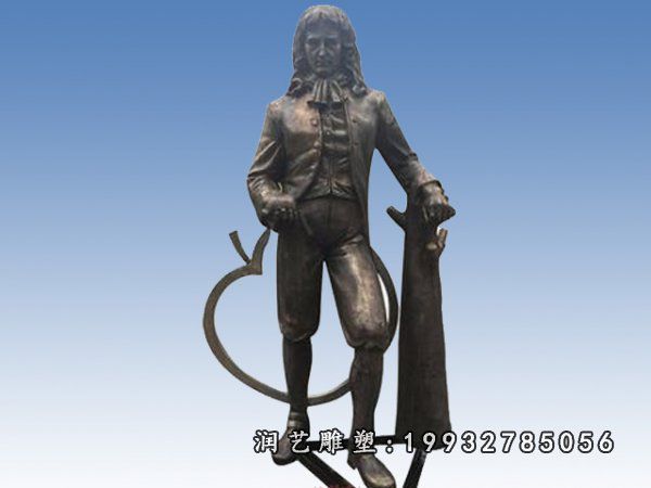 西方人物公司铜雕