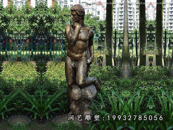 西方人物铜雕 (20)
