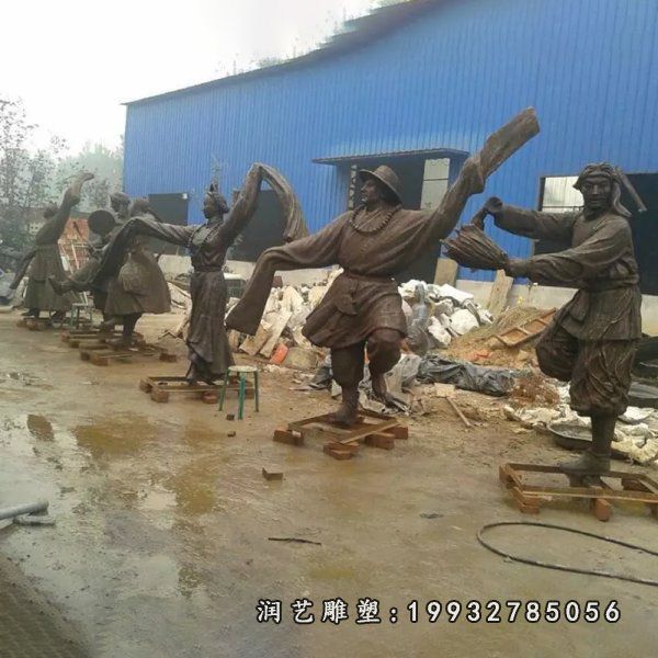 少数民族铜雕 (21)
