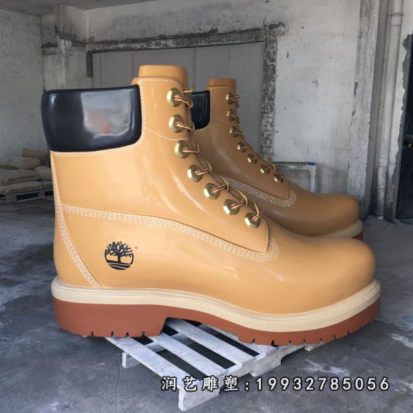 商业街玻璃钢鞋雕塑