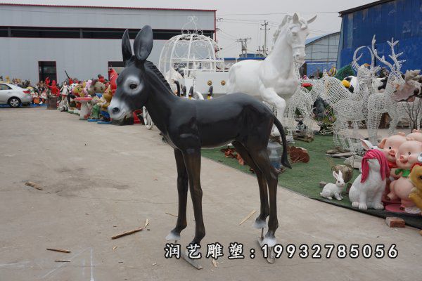 玻璃钢驴雕塑  (41)