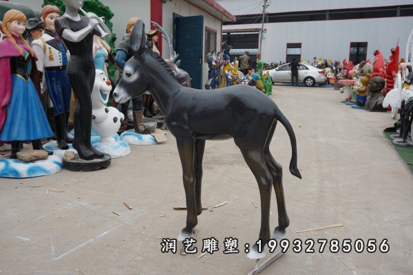 玻璃钢驴雕塑  (44)