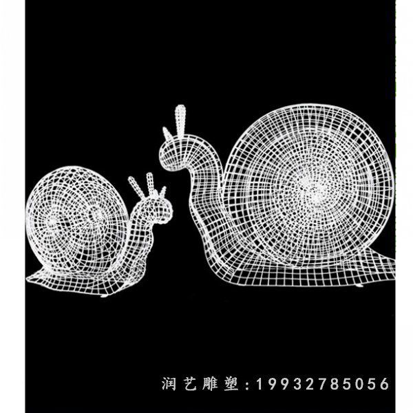 不锈钢蜗牛雕塑  (25)