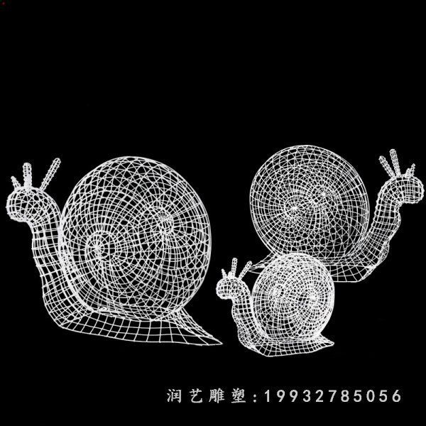 商场不锈钢蜗牛雕塑