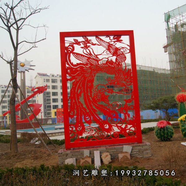 不锈钢剪纸雕塑 (22)