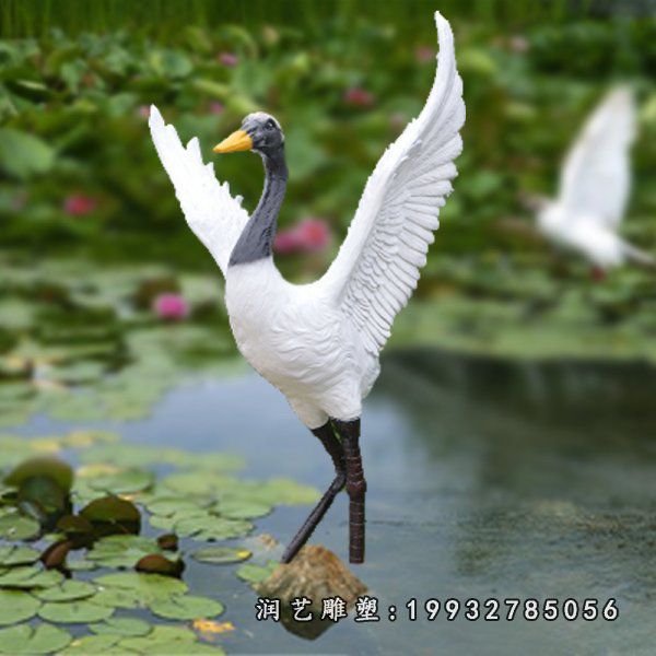 玻璃钢仙鹤雕塑  (62)