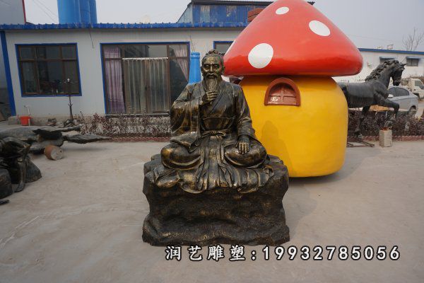 学校张仲景铜雕