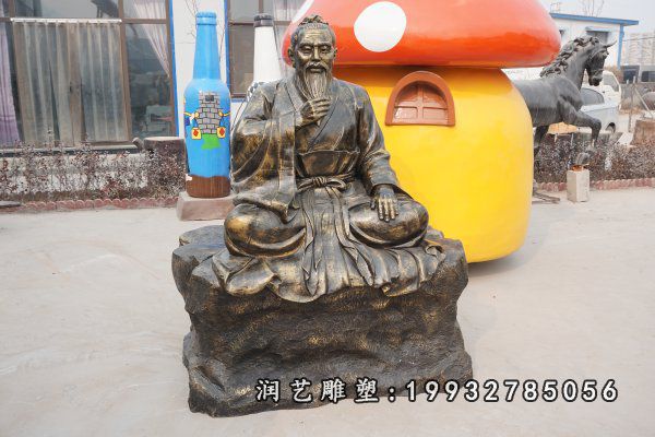 张仲景铜雕 (18)