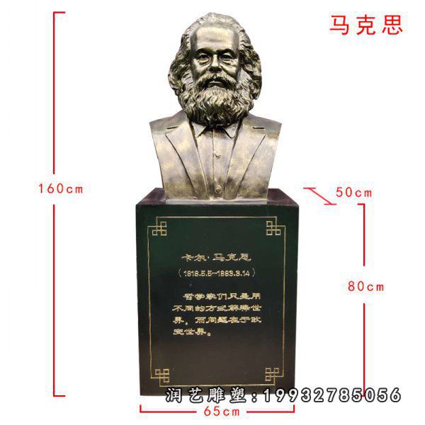 马克思铜雕 (14)