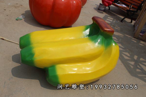 玻璃钢香蕉雕塑 (3)