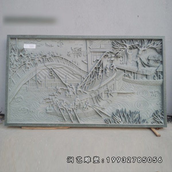 壁画景区石雕