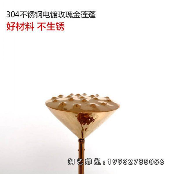 不锈钢莲蓬雕塑 (11)