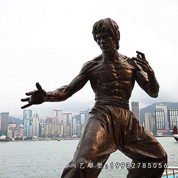 李小龙铜雕 (9)