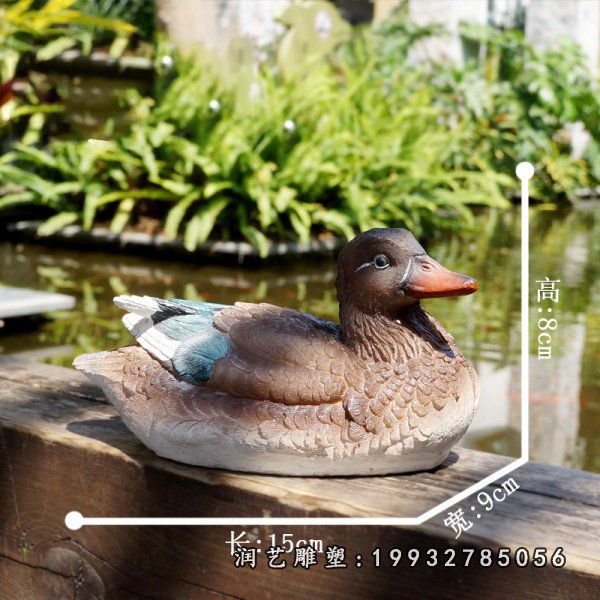 商场玻璃钢鸳鸯雕塑
