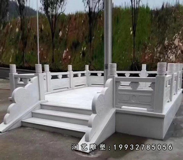 企业景观升旗台石雕