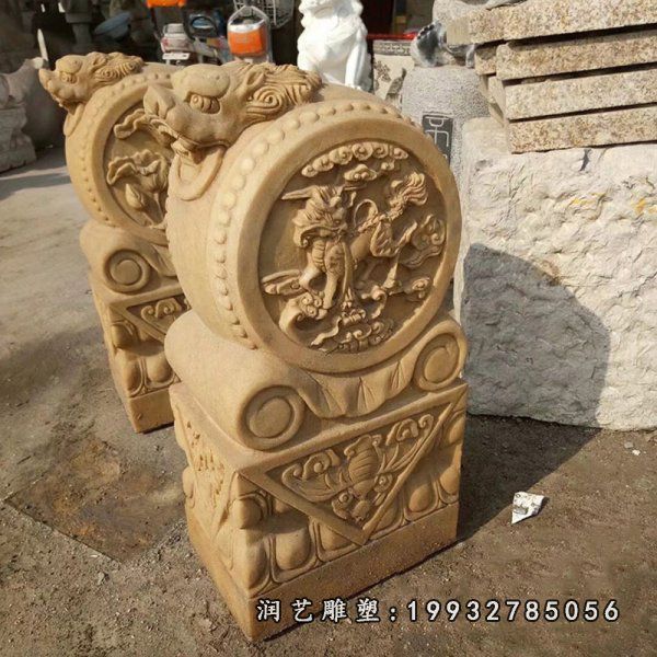 抱鼓石石雕 (1350)