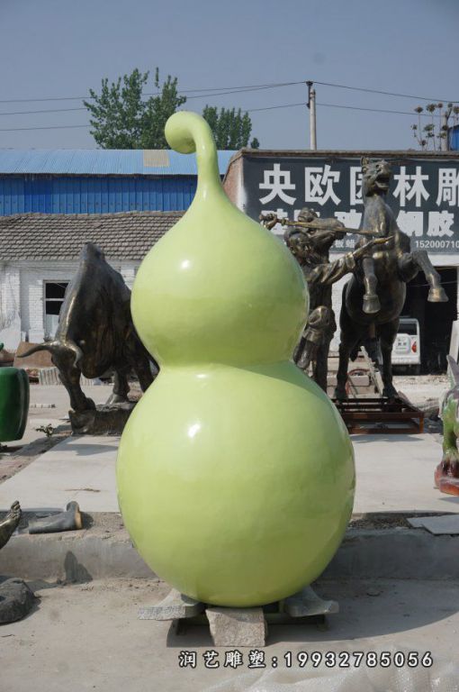 商业街玻璃钢葫芦雕塑