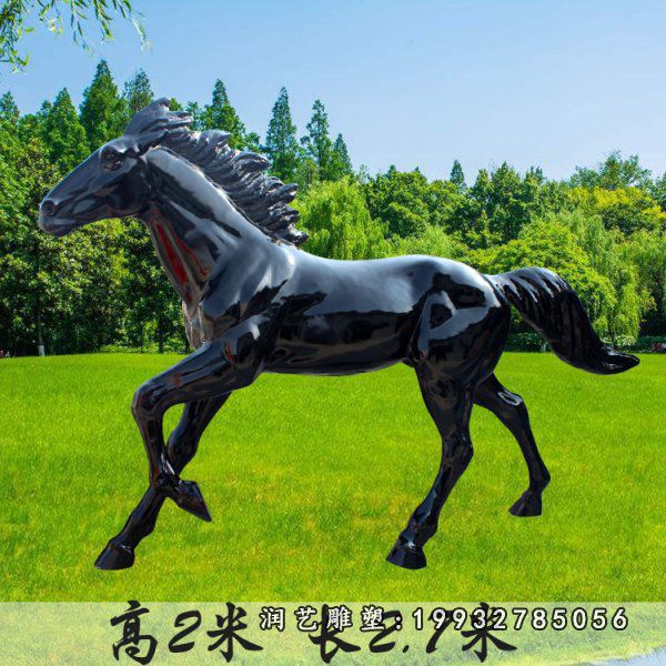 玻璃钢马雕塑 (31)