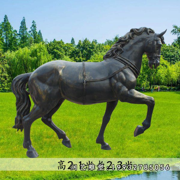 玻璃钢马雕塑 (27)