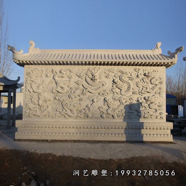 城市景观影壁石雕