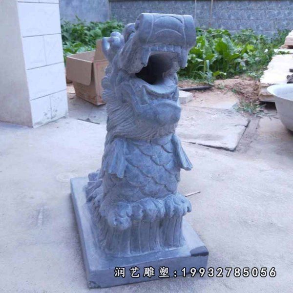 景区龙动物石雕
