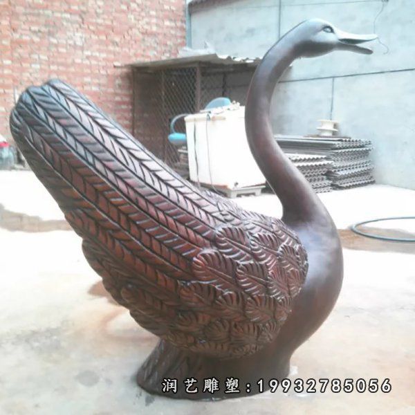 天鹅铜雕 (90)