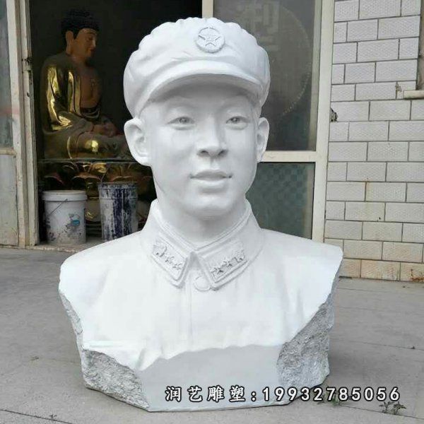 城市人物雷锋石雕