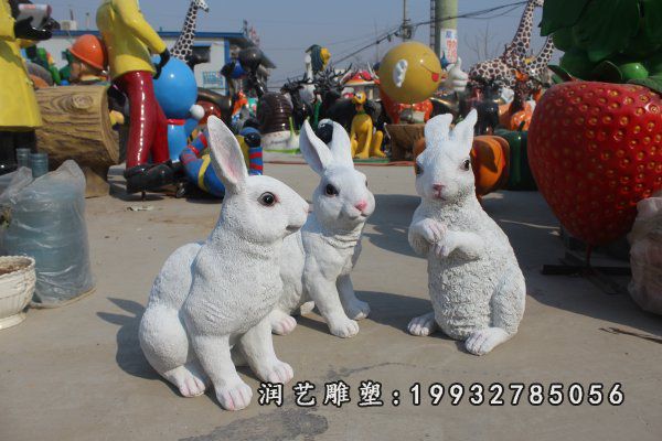 玻璃钢兔子雕塑 (52)