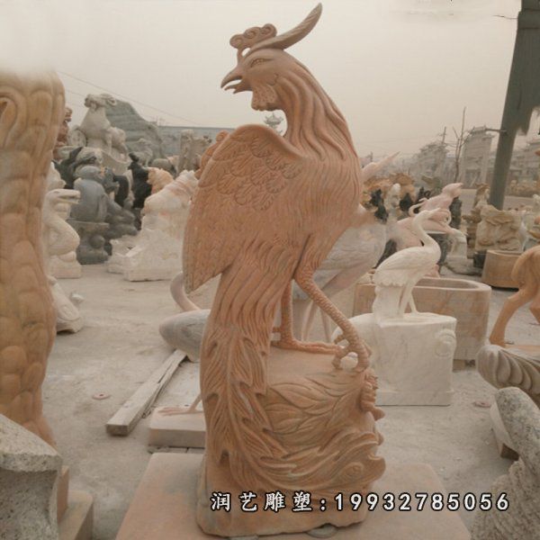 医院凤凰石雕