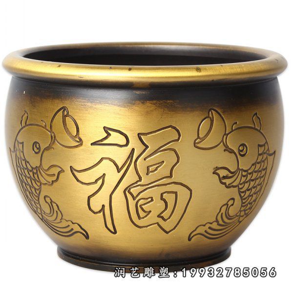 铜雕水缸 (55)