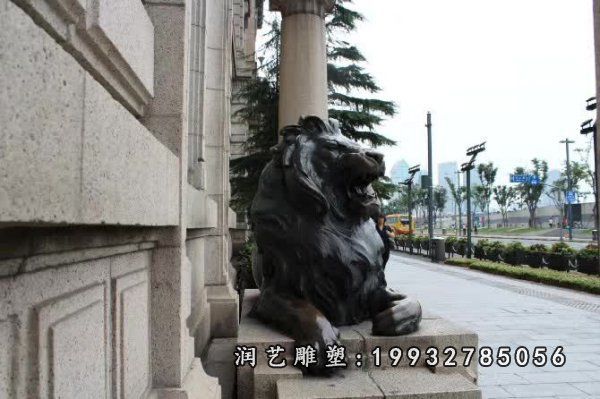 狮子铜雕 (16)