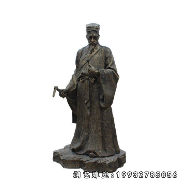 城市李时珍人物铜雕